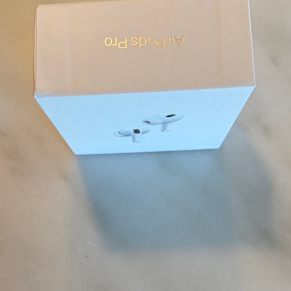 Apple White AirPods Pro 2 Earbud Headphones - Picture 3 of 4